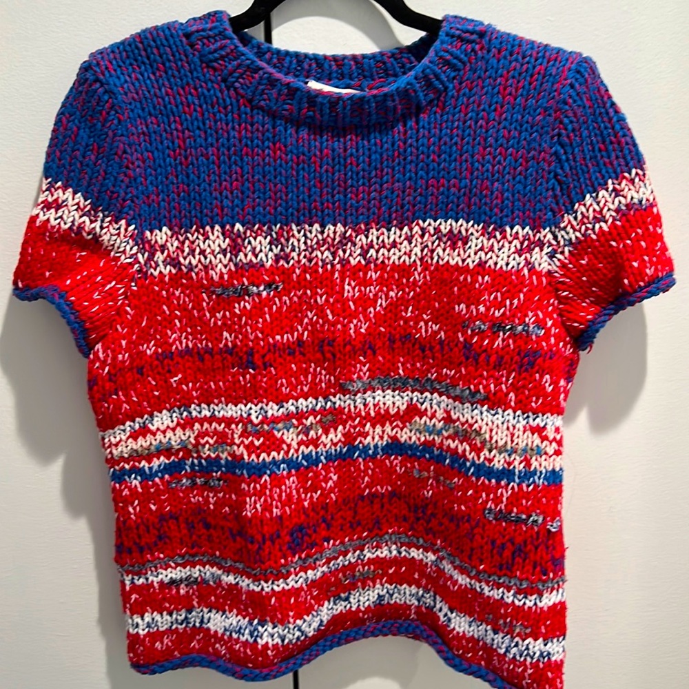 Tory Burch short sleeve sweater
